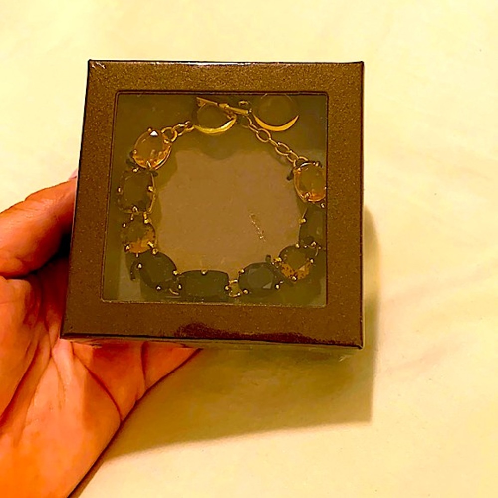 Brand new in box | Carolee bracelet | ombré of amber and brown stones